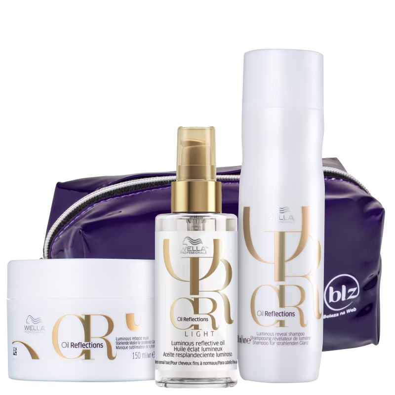 Kit Wella Professionals Oil Reflections Purple Big (4 Produtos)