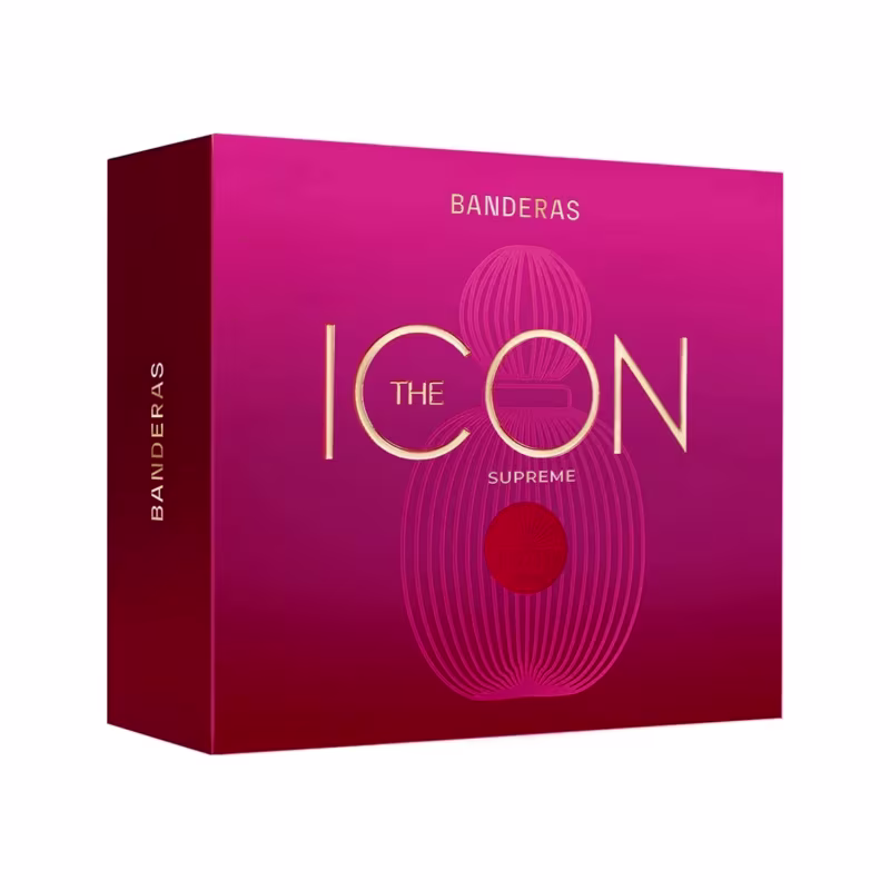 Conjunto The Icon Woman Supreme Banderas For Her Eau de Parfum 100ml + Desodorante 150ml