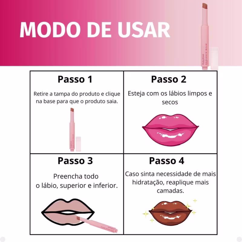 Balm Labial Ruby Rose Radiance Balm RB20, 2,2g.