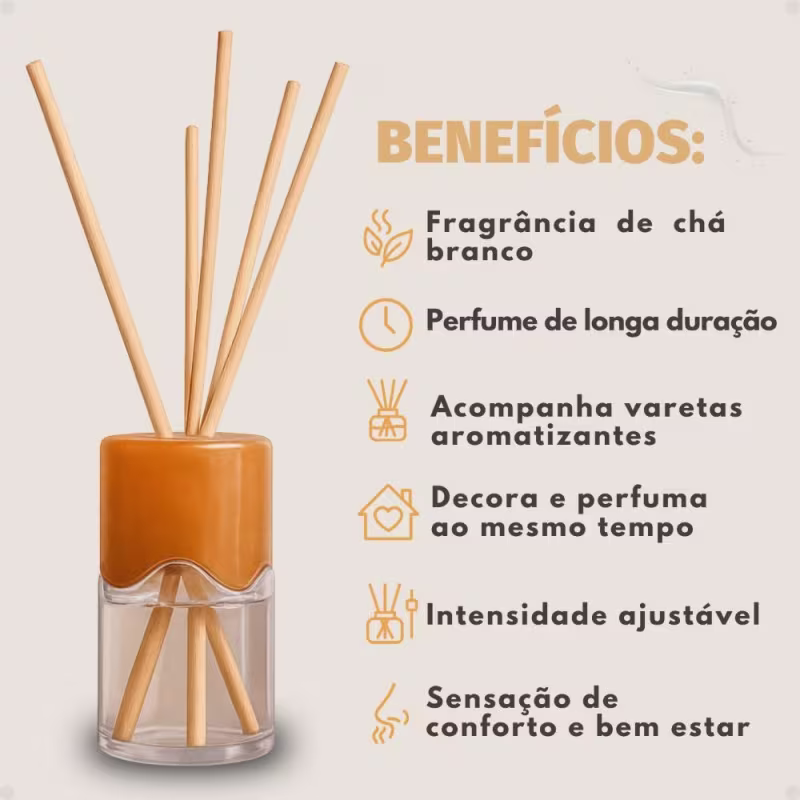 Difusor De Aromas Coala Chá Branco 100ml