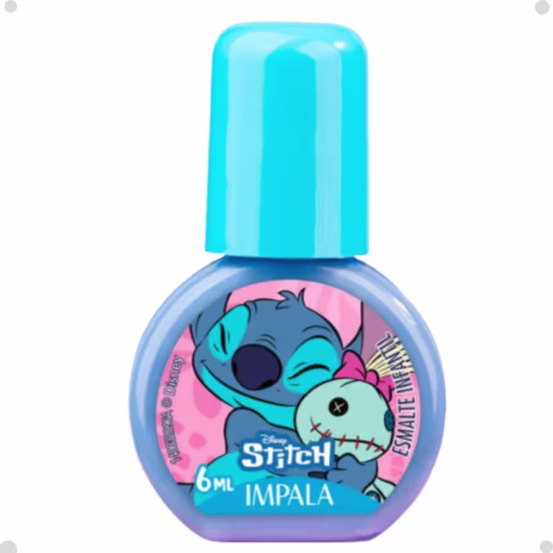 Esmalte Infantil Impala Disney Stitch Ohana Quer Dizer Família 6ml