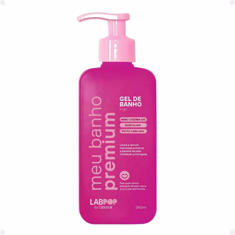 Kit LabPop by Labotrat It Girl: Gel de Banho, Mousse Esfoliante, Hidratante Corporal e Body Splash