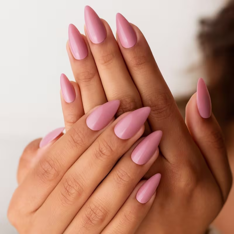 Unhas Postiças Broadway Kiss Ny Classic Colors Stiletto Médio Forest bc009b