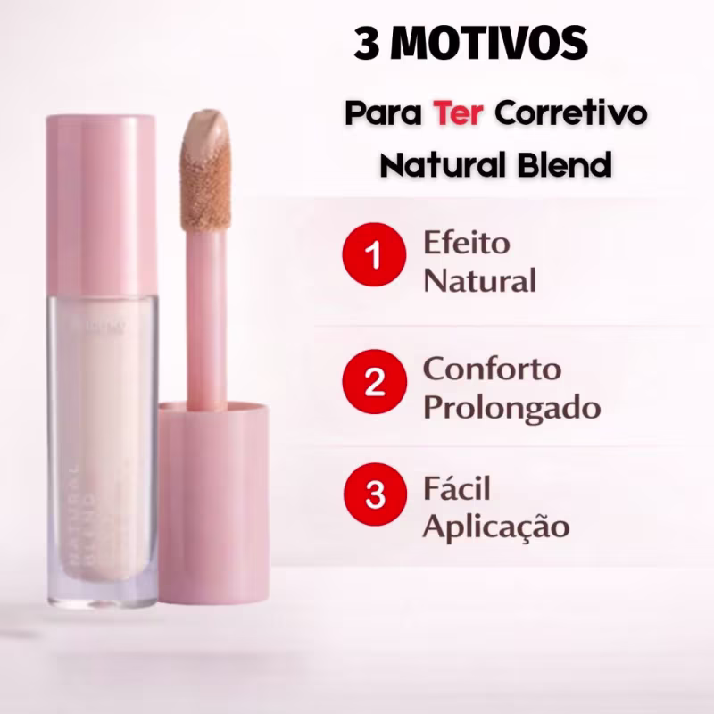 Corretivo Líquido Ruby Rose Natural Blend C10 Hb-m600-1