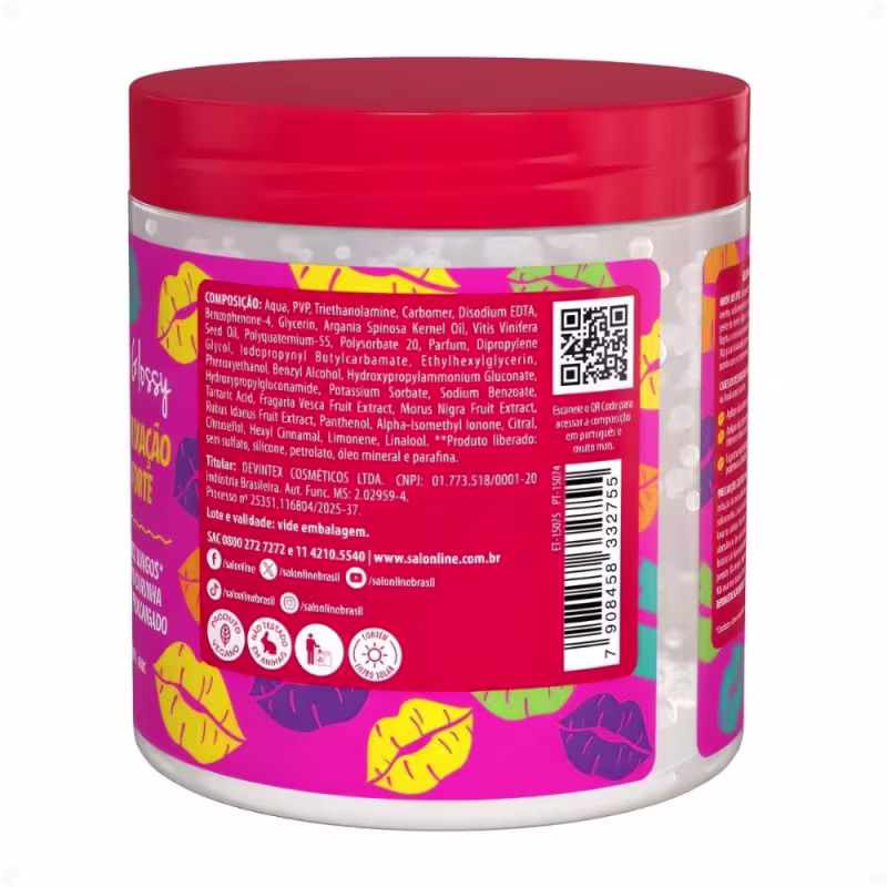 Gelatina Capilar Salon Line Definição Cachos Ostentação #ToDeCacho 550g