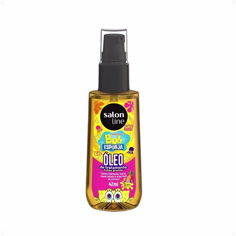 Kit Salon Line Kids Bob Esponja Sos Cachos Completo + Mimo
