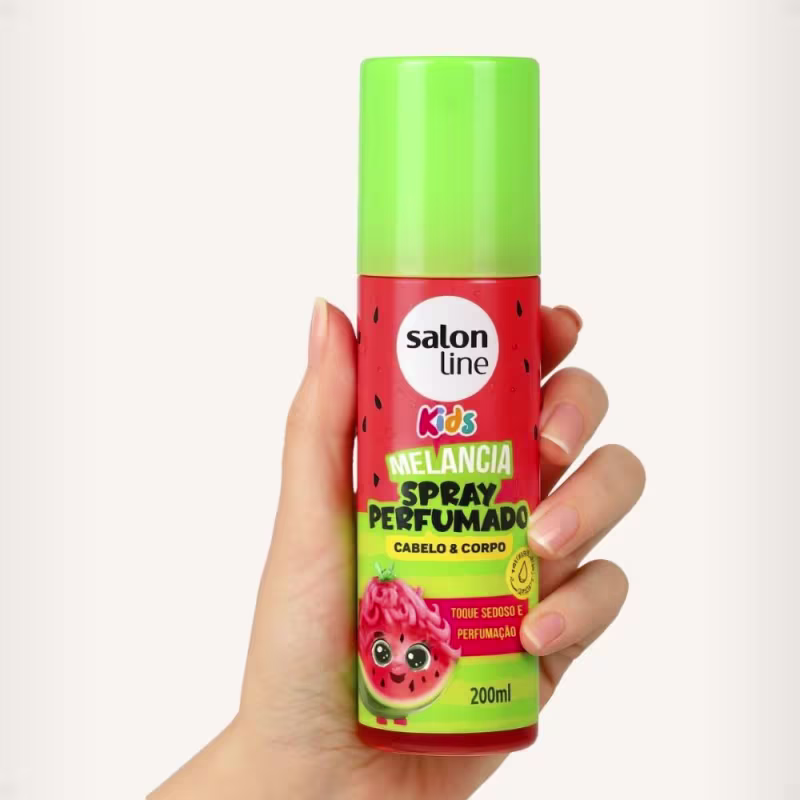 Kit Salon Line Kids Spray Perfumado Cabelo e Corpo: Uva e Melancia 200ml