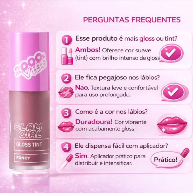 Gloss Tint Ruby Rose Popstar Glam Girl Fancy Hb-l6603-3