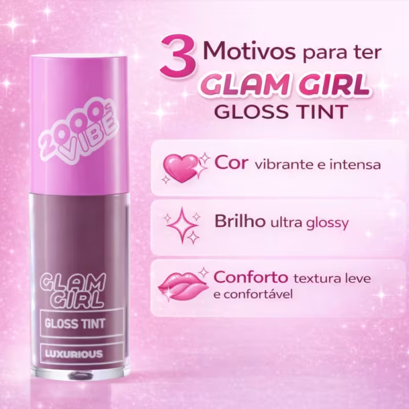 Gloss Tint Ruby Rose Popstar Glam Girl Luxurious Hb-l6603-5