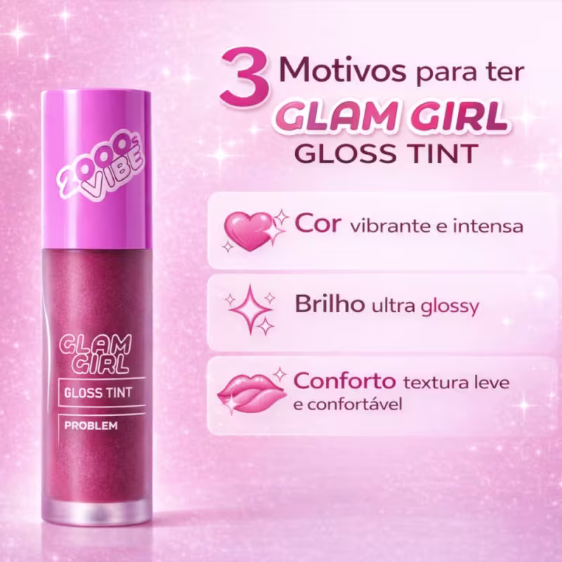 Gloss Tint Ruby Rose Popstar Glam Girl Problem Hb-l6603-2