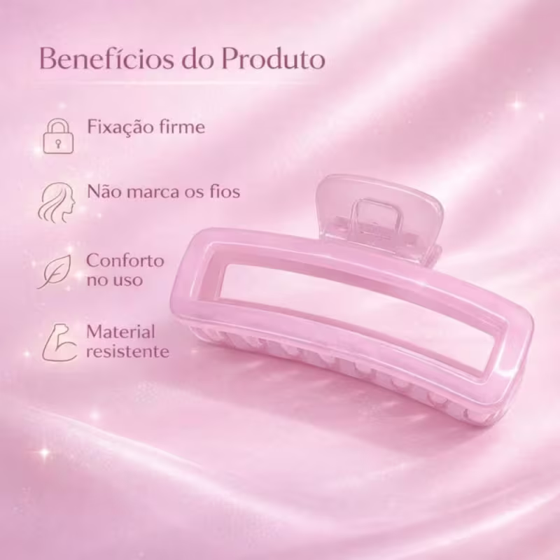 Piranha Para Cabelo Proart Candy Rosa Pdc72b
