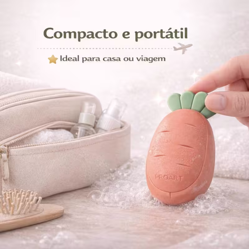 Massageador de Couro Cabeludo Infantil Proart Mini Para Banho Mm01b