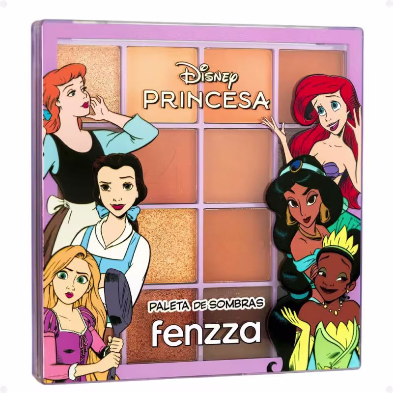Paleta De Sombras Fenzza Disney Princesa Happily Ever After Dis119