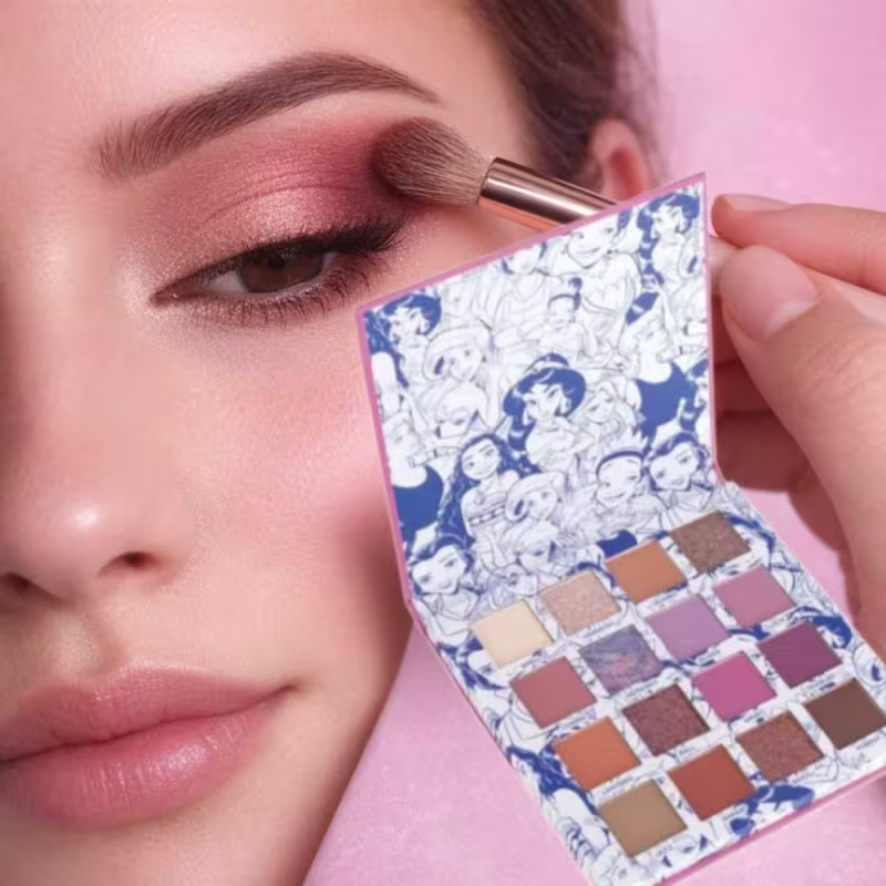 Paleta De Sombras Fenzza Disney Princesa Cinderela, Raunzel e Tiana Dis130