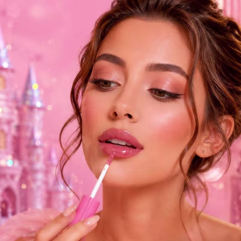 Lip Duo Batom e Gloss Fenzza Disney Princesa Velvet Spell Dis114
