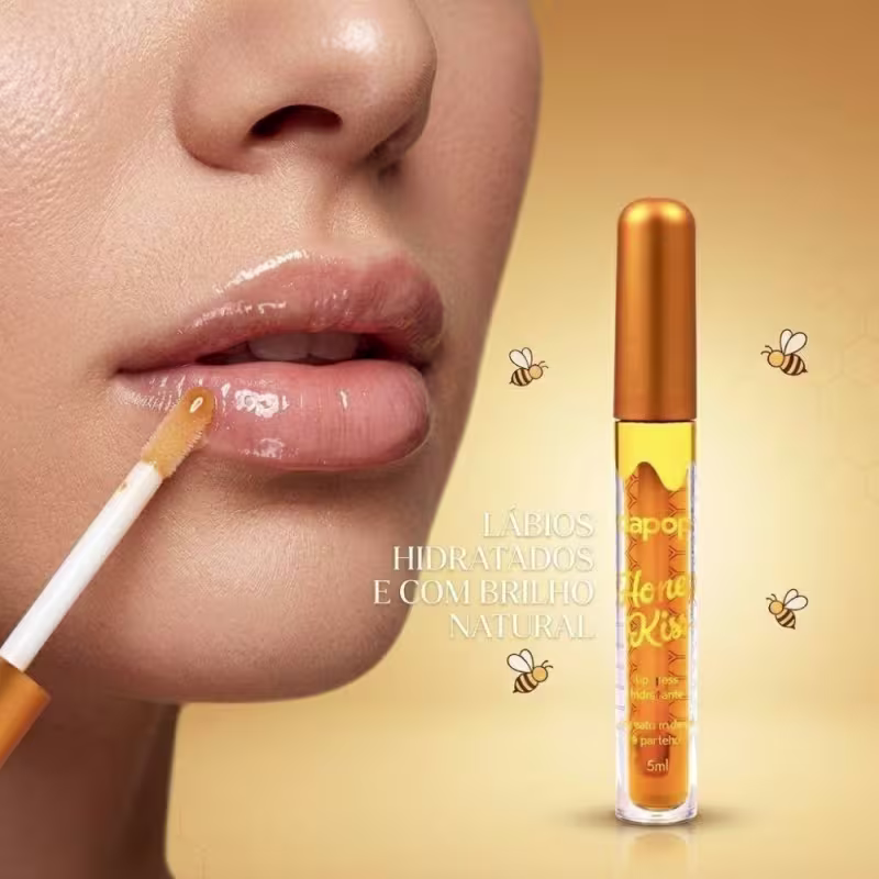 Lip Gloss Hidratante Dapop Honey Kiss Dp2361