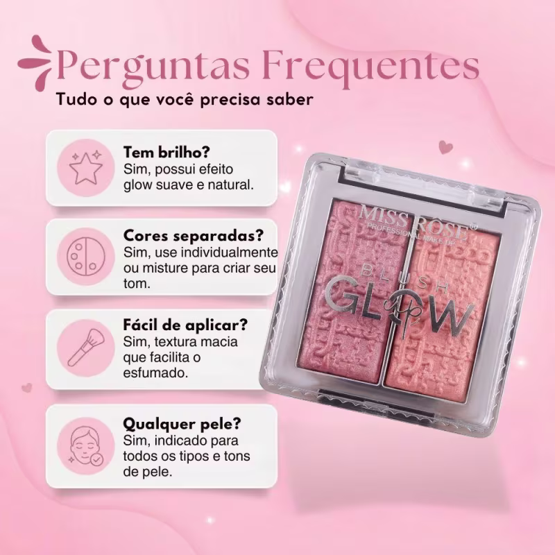 Duo Blush Miss Rôse Glow Up Cód.: 7004-056n4
