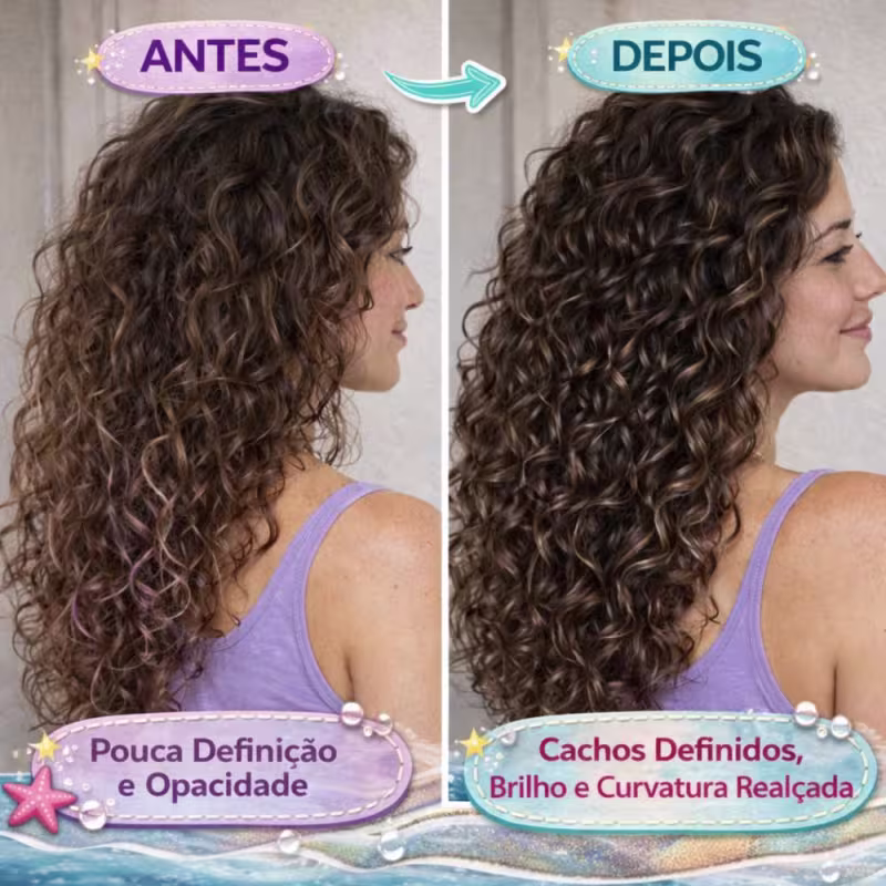 Creme Para Pentear Salon Line Definição Alongada Cachos De Sereia 1Kg