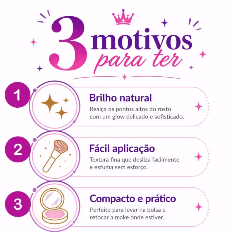 lluminador Compacto Fenzza Disney Princesa Dis169 Cinderela