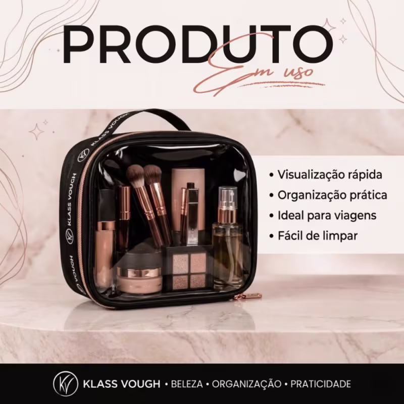 Necessaire Transparente Klass Vough Hn0331-l