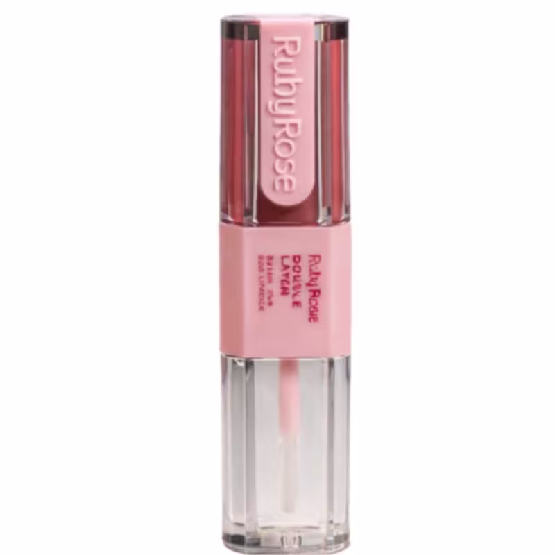 Batom Duo Ruby Rose Double Layer DL100 HB-L6102-10