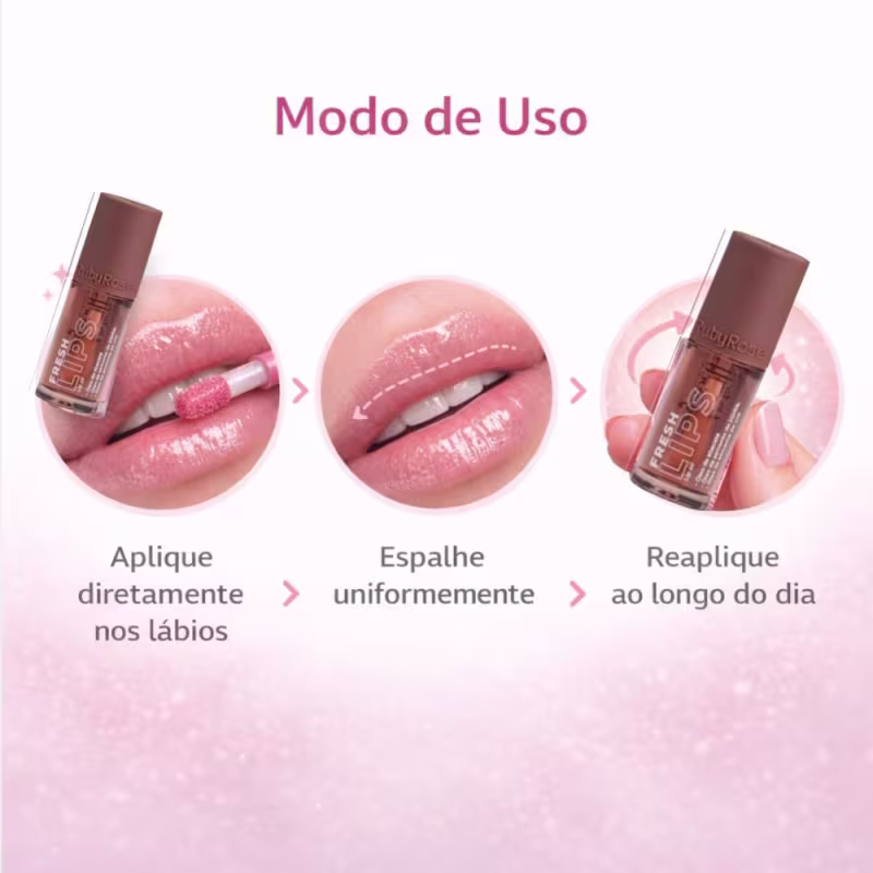 Lip Oil Ruby Rose Fresh Lips Hb-l6526 Gl02