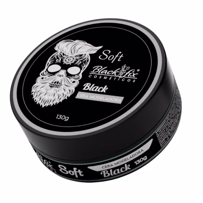 Cera Modeladora Black Fix Soft Black 130g