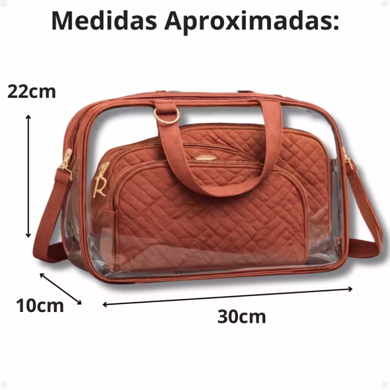 Kit com 4 Necessaire Ruby´s com Alça Necf-122b