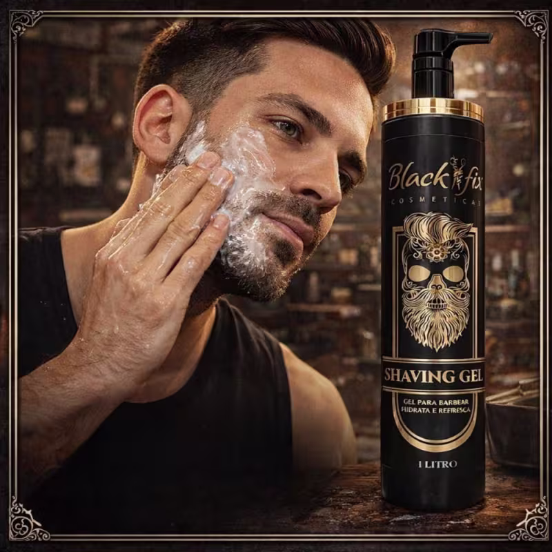 Gel Para Barbear Black Fix Shaving Gel 1L
