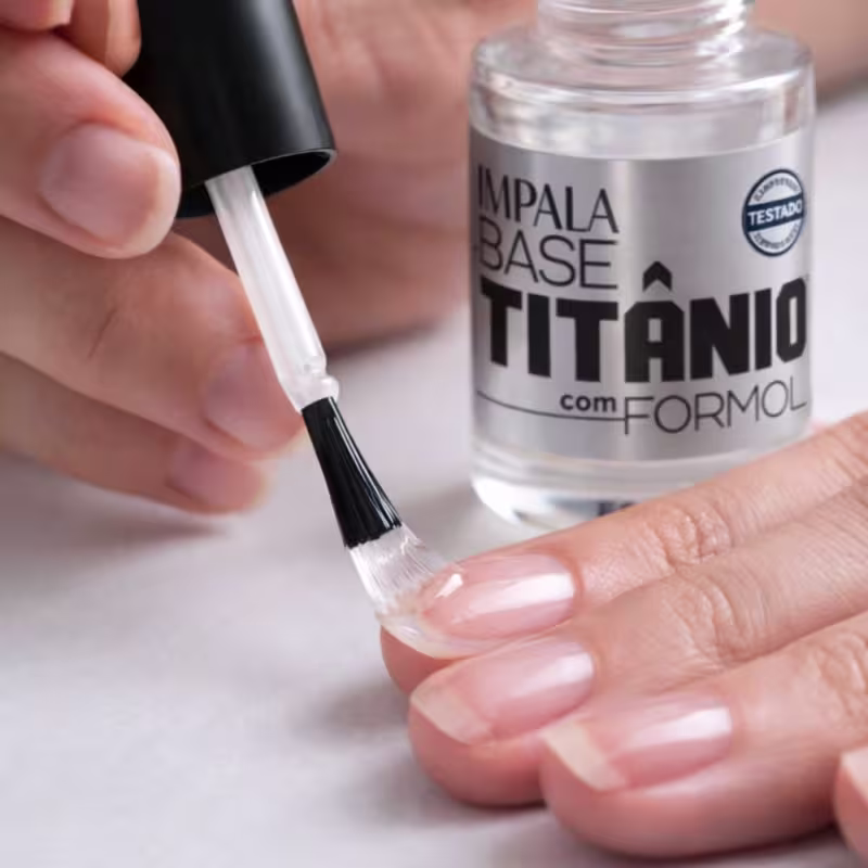 Base Titânio Com Formol Impala Fortalecedor e Endurecedor De Unhas 8ml