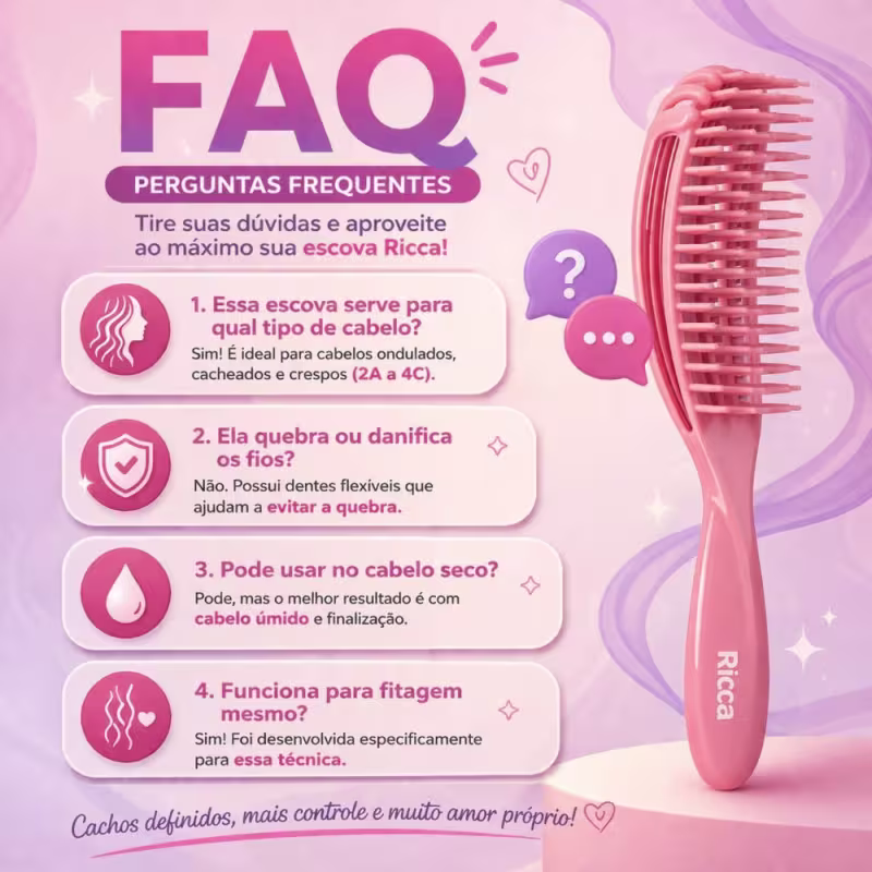 Escova Ricca Fitagem Power Cachos Cód.: 2376