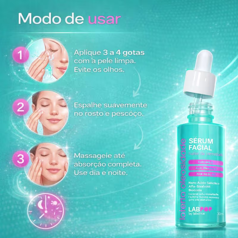 Labotrat Hater Da Oleosidade Sérum Facial 30ml