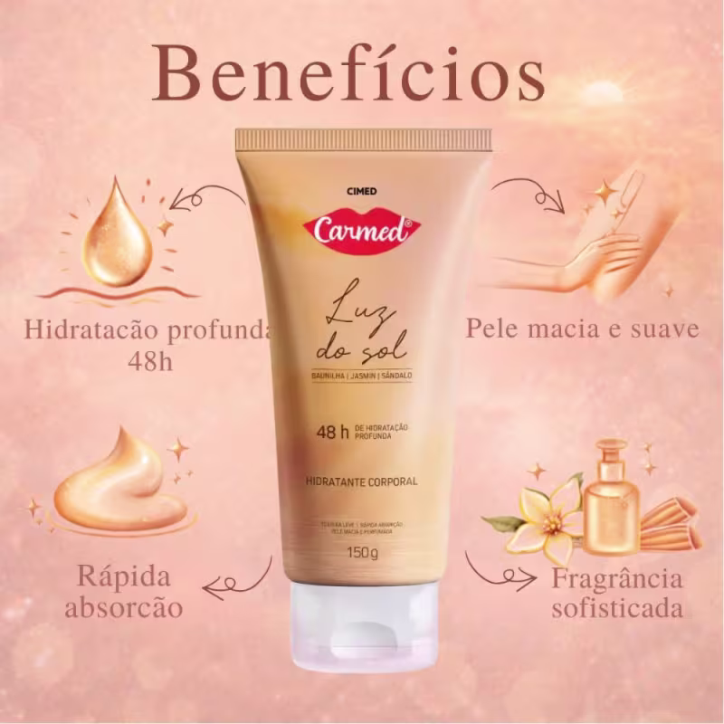 Hidratante Corporal Carmed Luz Do Sol 150g