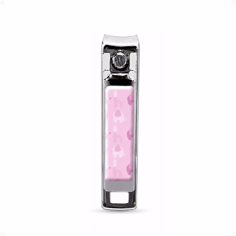 Cortador de Unha Infantil Ricca Baby Rosa Cód:740
