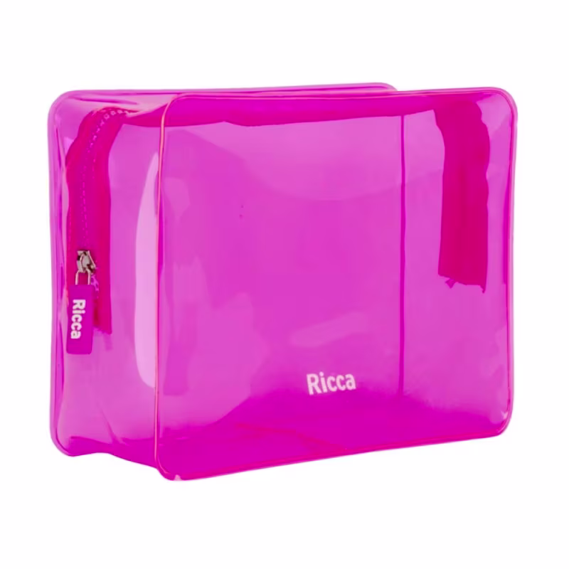 Necessaire Ricca Rosa Neon Média Cód.3600