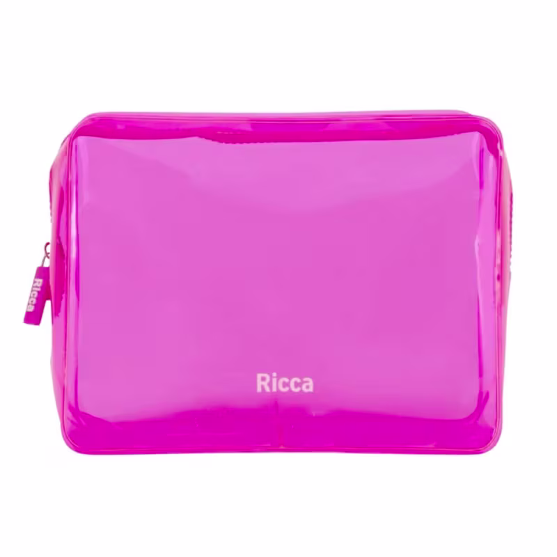 Necessaire Ricca Rosa Neon Média Cód.3600
