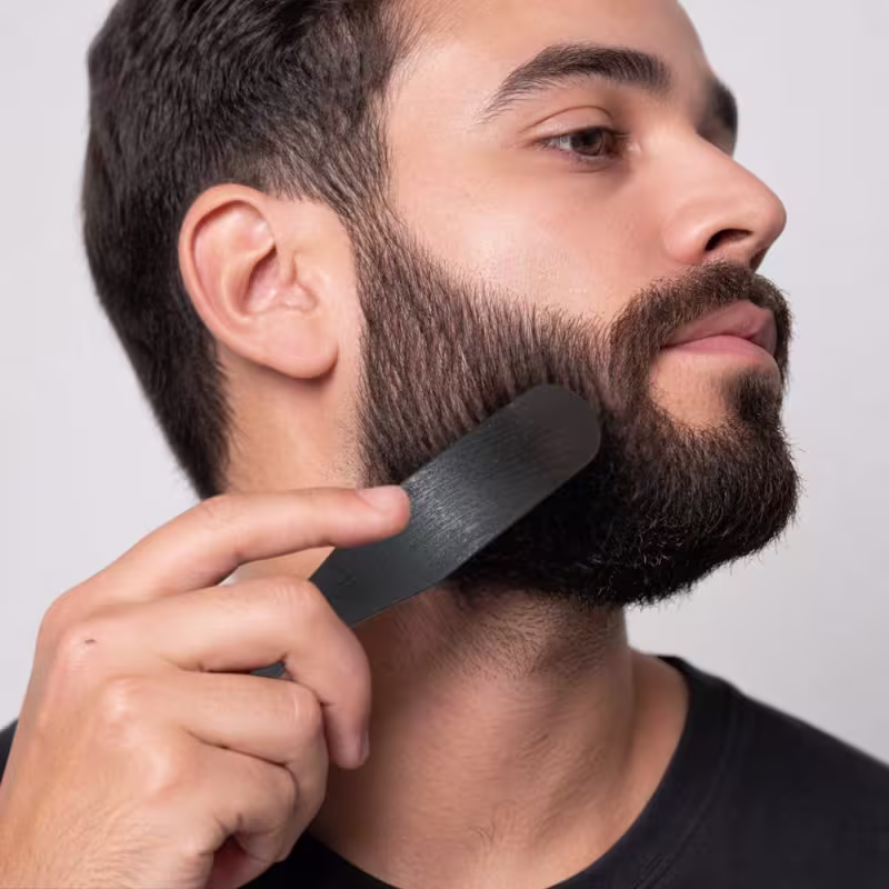 Escova De Barba Barber Pro Vertix Black Longa Cód:1094