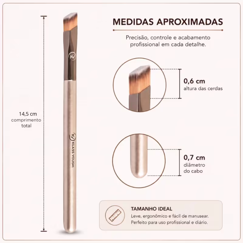 Pincel Klass Vough Eyebrow Brush P-12