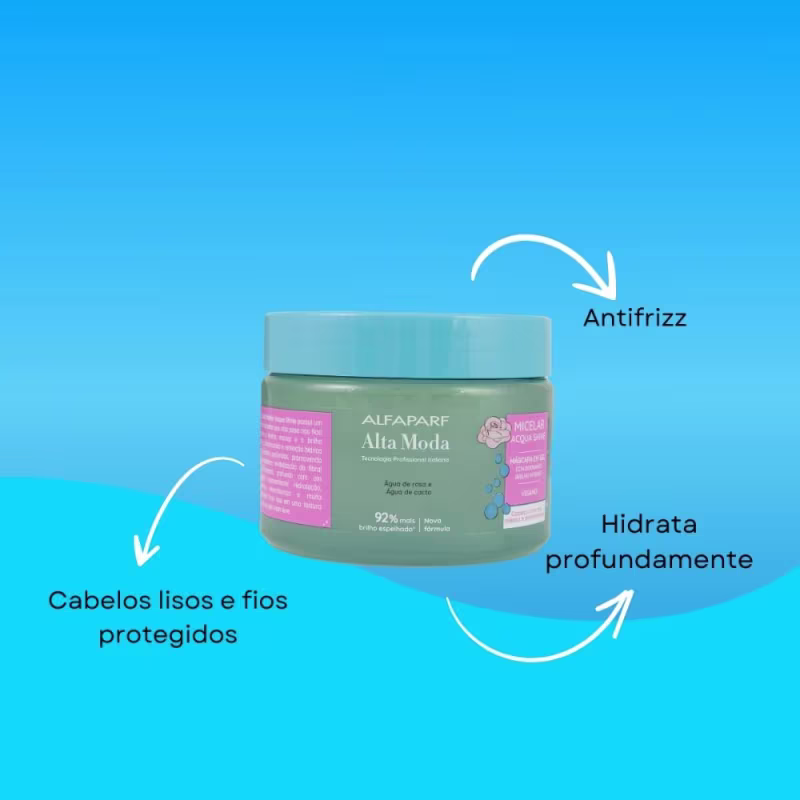 Alfaparf Alta Moda Micelar Acqua Shine Máscara Gel 300g