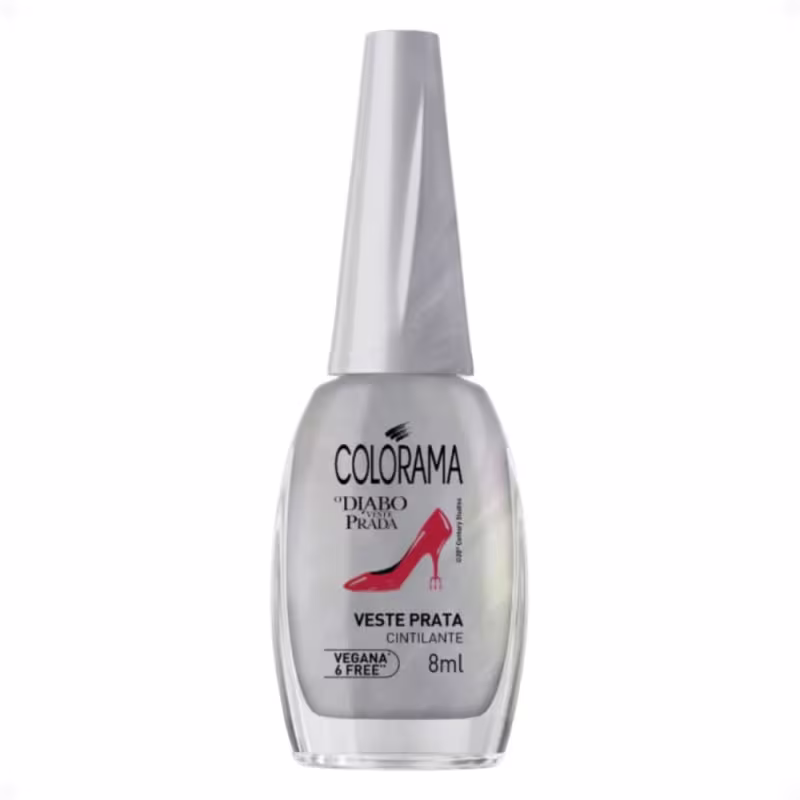 Esmalte Colorama O Diabo Veste Prada 8ml Veste Prata