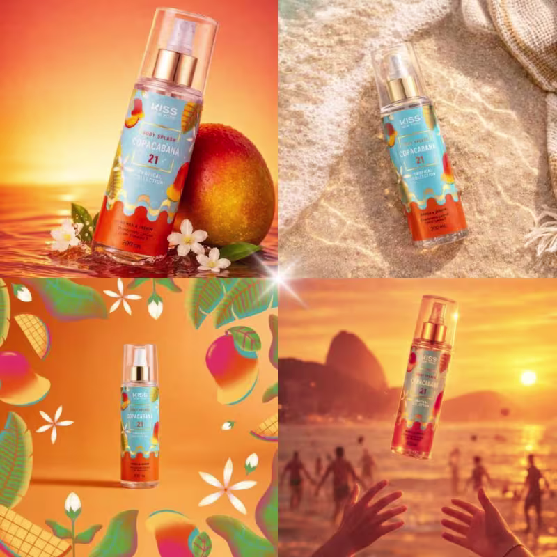 Body Splash Kiss Ny Tropical Collection Copacabana 21 Manga & Jasmin 200ml