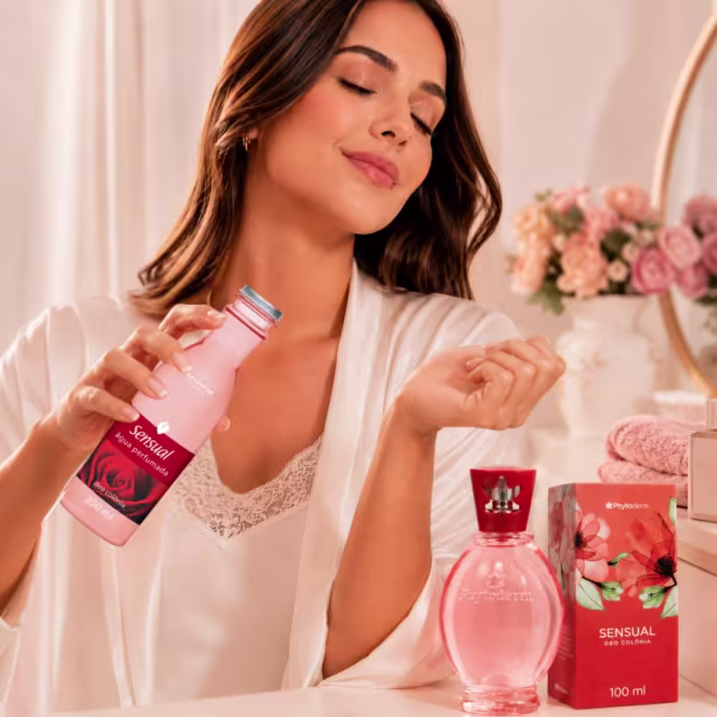 Kit Phytoderm Sensual: Água Perfumada 250ml e Deo Colonia 100ml