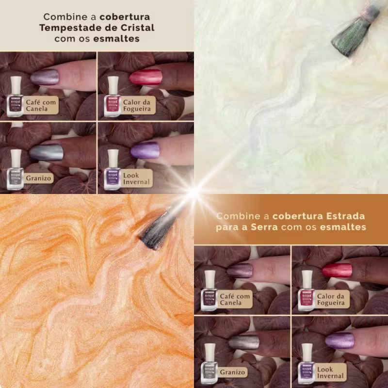 Esmalte Risqué Mistérios Do Inverno 9ml Granizo