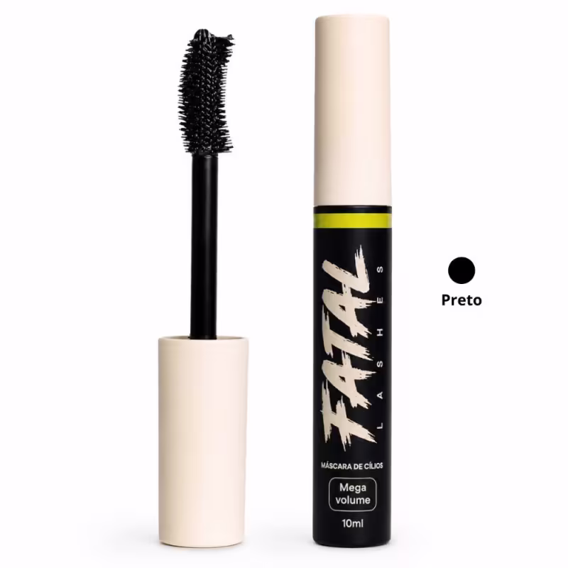 Máscara De Cílios Jasmyne Fatal Lashes Mega Volume 10ml Ref.: J0126 Preto