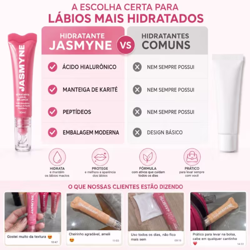Hidratante Labial Jasmyne Ref.:J0128 Baunilha