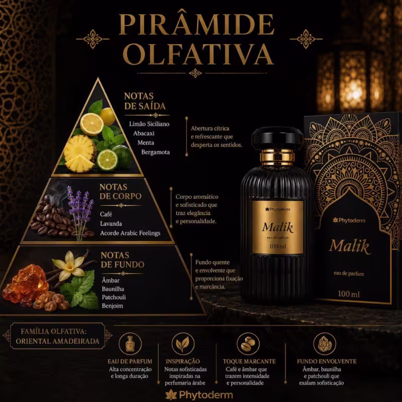 Colônia Phytoderm Malik Eau De Parfum 100ml