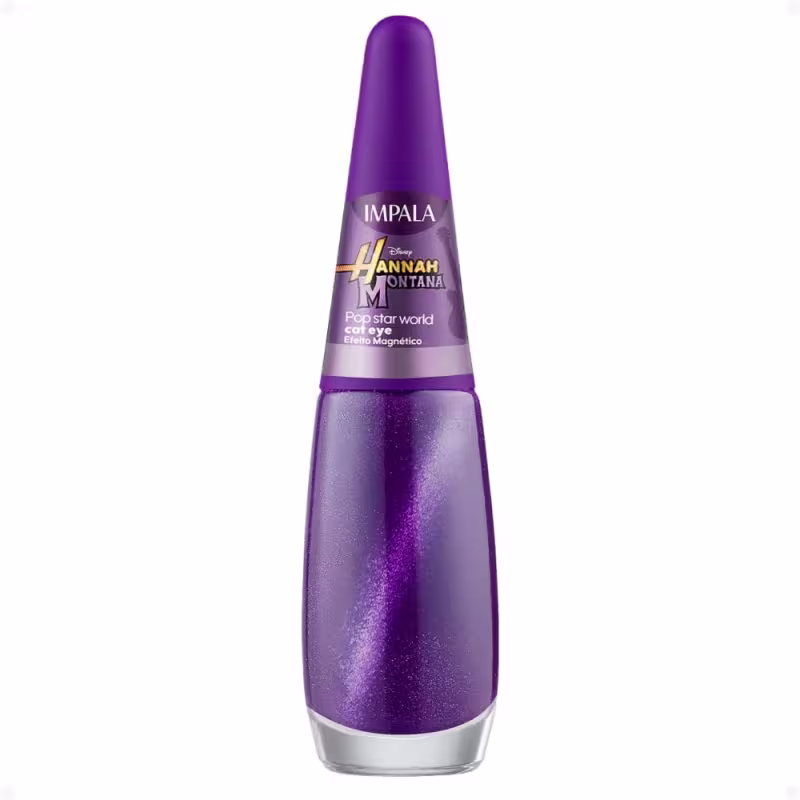 Esmalte Efeito Magnético Impala Disney Channel Hannah Montana Pop Star World