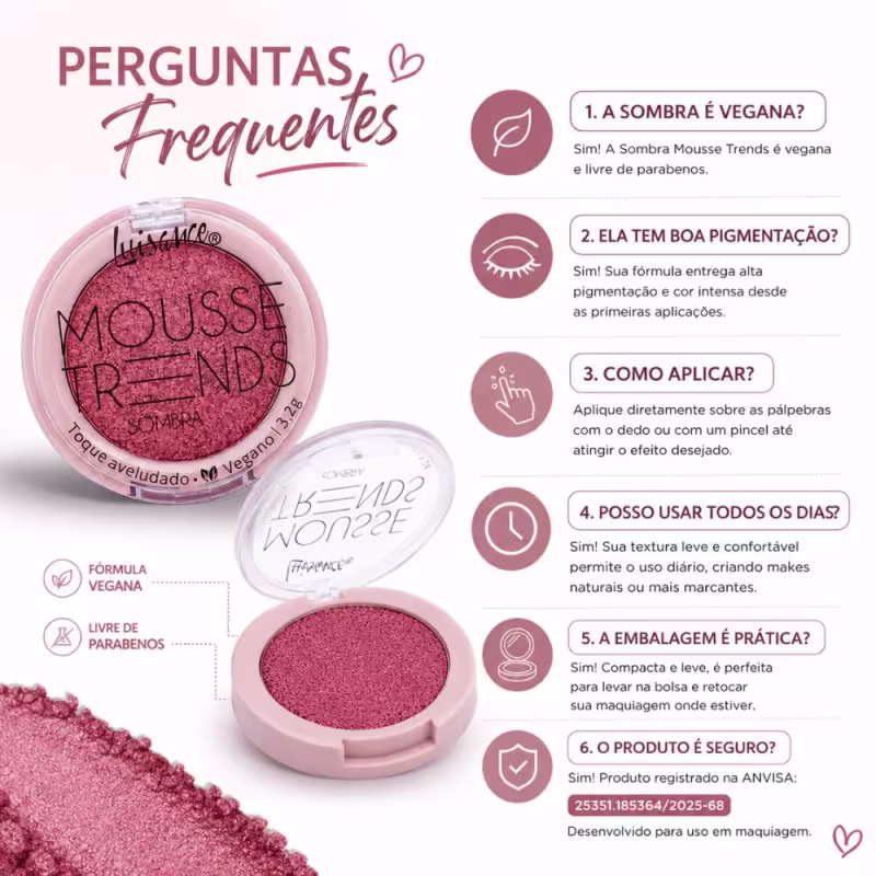 Sombra Luisance Mousse Trends: Malva Trendy Ref.: L3321 Choco Crush