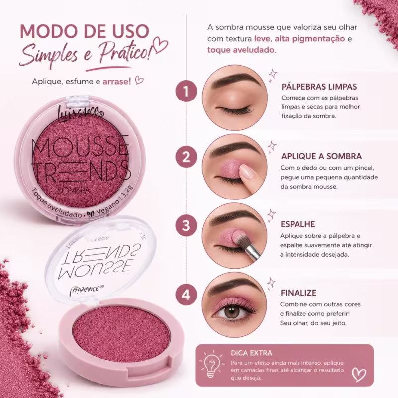 Sombra Luisance Mousse Trends: Malva Trendy Ref.: L3321 Malva Trendy