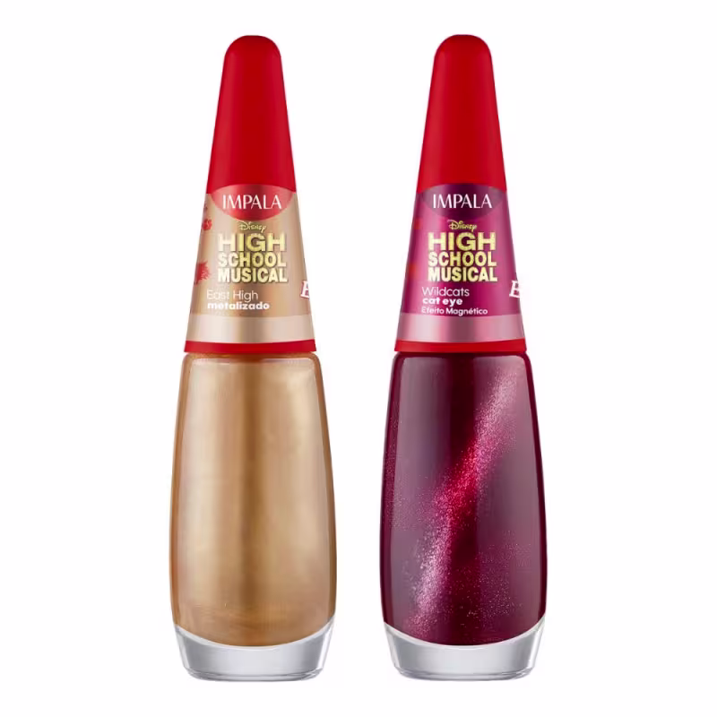 Kit Impala Disney Channel High School Musical Esmalte: East High e Wildcats